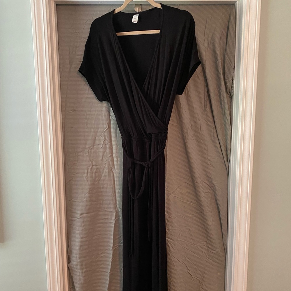 Wrap top maxi dress